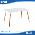 China supplier price of plastic dining table for sale